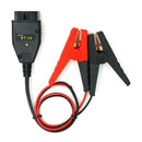 Alligator Clip OBD2 Connector Auto ECU Memory Saver 12V Battery Replace