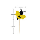36X Funny Cute Decor Cake Topper Bee Cake Decoration for Kids Birthday Party New