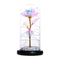 20LED Foam Night Lamp Foil Rose Glass Dome Copper Wire Fairy String Lights A#S