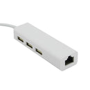 USB 3.1 Type-C to USB 3.0 3 Ports Hub Highspeed Ethernet Internet Adapter C A