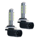 2pc 7W White 14 LED Bulbs Headlight Fog Lights For Car Or Driving 881 5630