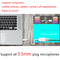 3.5mm Audio Headset Mic Y Splitter Cable Adapter TRRS to 2 TRS For PC Laptop