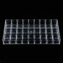 Clear Acrylic Makeup Organizer 4 Levels 36 Deep Slots Lipsticks Lip Gloss Nail