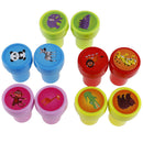 10Pcs animal Self-ink Stamps Goody Bag Pinata Fillers Kids Birthday Party Favor-