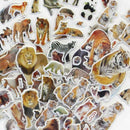 10 Sheets Wild Animals Scrap booking Bubble Adhesive Stickers Reward Child Y5G6