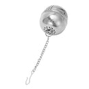Stainless Steel Egg Shaped Tea Kettles Infuser Strainer Locking Spices Ball C1I4