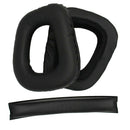 Replacement Earpads Cushion +Soft Top Headband Pad for Logitech G930 Black