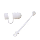 Pencil Cap Protective Holder with Cable Adapter Tether for iPad Pro White