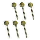 6x Diamond Polishing Burs Abrasive Grinding Mounted Points 6/8/10/12/14/16mm