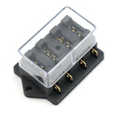 4 Way Car Vehicle Circuit Standard ATC Automotive Blade Fuse Box Block Holder M&