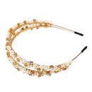 Wedding Bridal Crystal Diamante Headband Bridesmaid Double Row Tiara Crown