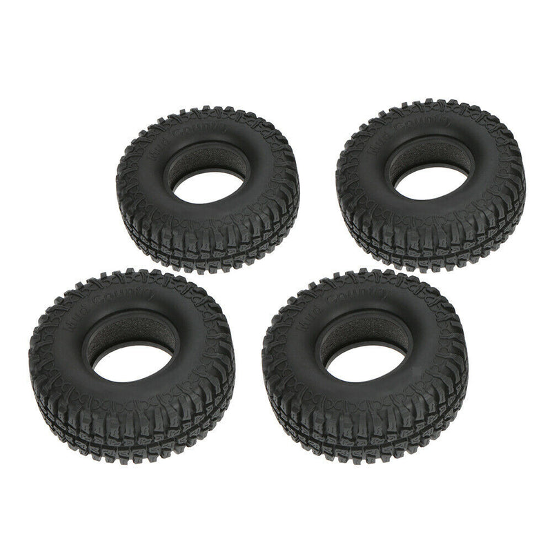 4 Pieces  1.9" Rocks Tyre Tires 1:10 Rubber For 1/10 RC RC4WD Climbing Rock