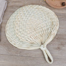 Decorative Hand Fan Straw Hand-woven Wedding Souvenir Handheld Bamboo Dance  BX