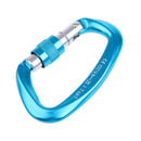 Lightweight 25KN Wiregate Hammock Carabiner Clips Made Of Aircraft Grade
