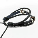 National Flags Charm Bracelet Bangles Leather Braided Rope Bracelet Beads W R2V1