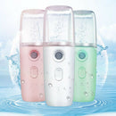 White Usb Portable Nano Mist Sprayer Facial Body Nebulizer Steamer Moisturi
