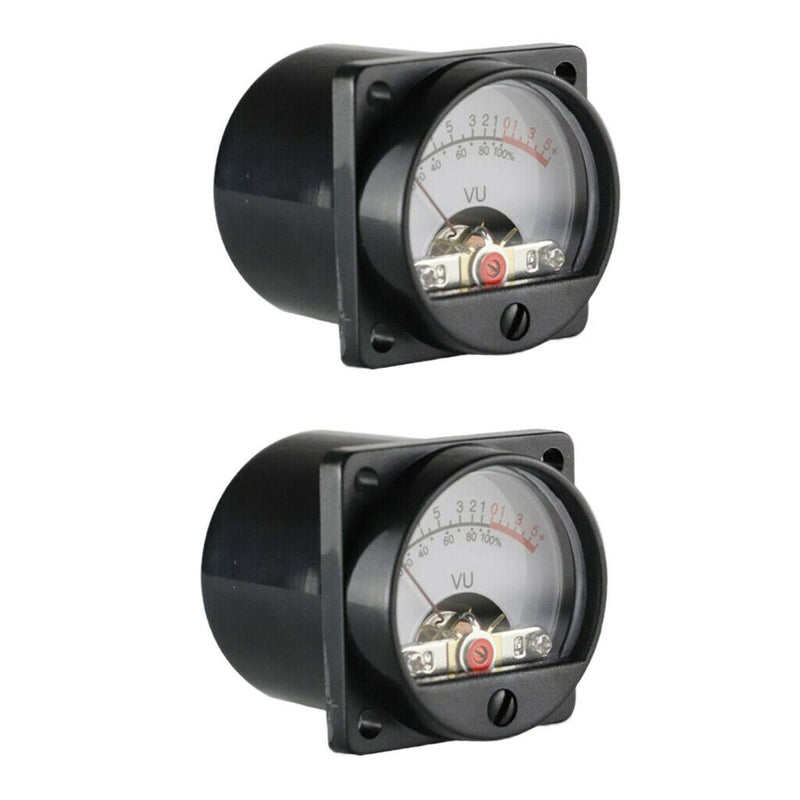 2pcs High Precision 500uA Panel Meter VU Audio DB Level Meter Amp Accessory