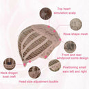 Fashion Woman's Short Curly Synthetic Hair Mixed-Color Gradient Grey Wigs Gifts