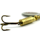 10 Pcs/Set Metal Fishing Baits Metal Dot Pattern Spinner Lures with Hook 6. BX