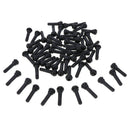 100 TR414 Snap In Black Rubber Tire Valve Stems