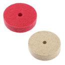 2pcs 75mm 3 Inch Nylon Fiber Wheel Buffing Polishing Wheel with 10mm Bore for