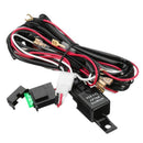12V Led Fog Light Rocker On/Off Switch Wiring Harness 40A Relay Fuse Red