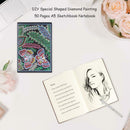 DIY Butterfly Special Shaped Diamond Painting 50 Pages A5 Sketchbook Gifts