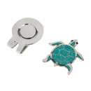 Premium Golf Hat Clip with Magnetic Golf Ball Markers Cap Clip Gift Tortoise