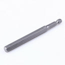 6Pcs 100Mm Length 1/4 Inch Hex Screwdriver Bit Set Shank Magnetic Hexagon H C2X5