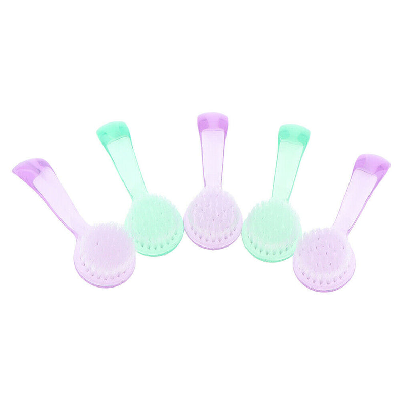 5Pcs Nail Art Dust Cleaning Brushes Manicure Pedicure Nails Washing Brush