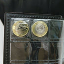 120 Coin Holder Collector Storage Money Pocket PU Leather Album Book Black