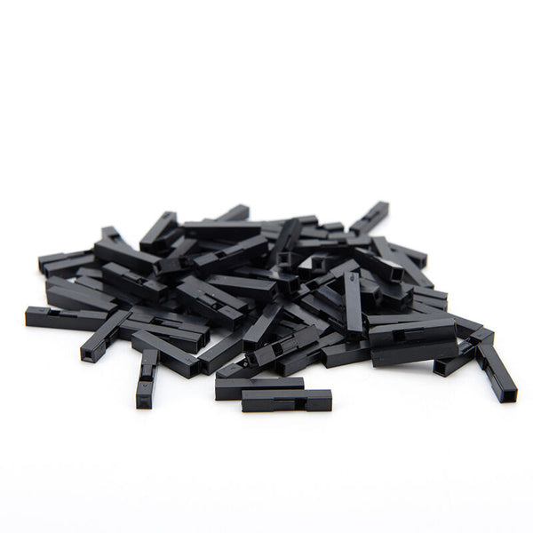 100pcs 2.54mm Pitch 1P Dupont Jumper Wire Cable Housing Female Pin Connector 0hk