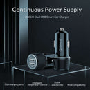 1X(Orico 15.5W Output Portable Dual Usb Ports Car Phone Charger Cigarette L