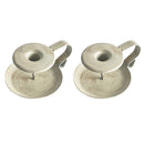 White Retro Wrought Iron Candlestick Holder for Fireplace Home Table Decoration