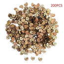 200Pcs Rustic Wooden Love Heart Wedding Table Scatter Wood Top Craft Decora U0X5