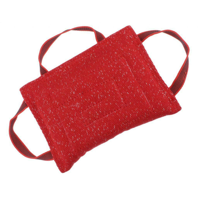 Dog Puppy Training Bite Tug Toys With Handle For Small Dog Pillow-26x19cm