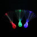 New Novelty LED Flash peacock finger lights kids luminous colour rings chil K3D9