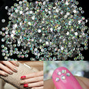 1000x Nail Art Tips 2mm Shine Crystal Glitter Rhinestone Decoration Cratf DIY