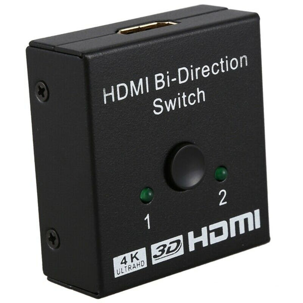 HDMI Switcher 2 Ports Bi-direction Manual Switch 2 x 1 / 1 x 2 HDMI Hub-HDC Q9Q7