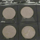 1Sheet 30 Pockets Plastic Money Coin Album Case Holder Storage Collection Page