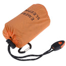Reusable Emergency Sleeping Bag Waterproof Survival Camping Travel Bag&WhistleBX