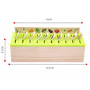 Infant Kids Wooden Matching Grouping Toys 8 Catagories Early Development