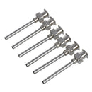 Stainless Steel Luer Lock Industrial Liquid Dispensing Needle Tip, 13 Gauge G9L5
