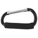 14 cm large D shape aluminum alloy carabiner soft handle shopping hook camp Q2E6