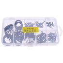 75pcs Fishing Rod Guides Stainless Steel Eye Rings Kit Fishing Tackle