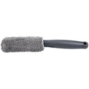 Car superfine fiber long handle tires brush clean cloth tire brush gray P4S8