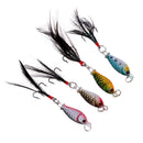 4Pcs Fishing Lure Lead Fish Metal Jigging  Crankbaits Baits 6.4g