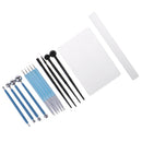 15 Pieces Mixed Clay Modeling Sculpting Pottery Tools Kit - 4 ball stylus + 5