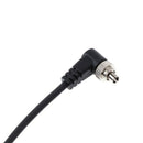 Male to Male Flash PC Sync Cable Cord with Screw Lock For Trigger Flash Camera