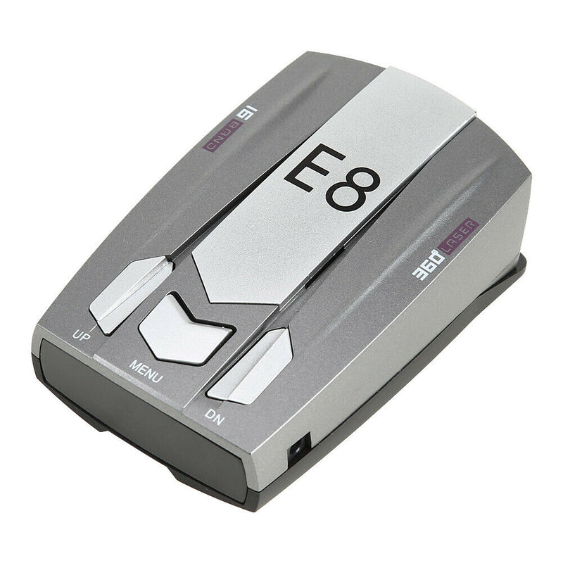 E8 2020 Car Radar Detector English Russian Human Voice Speed Warning X K